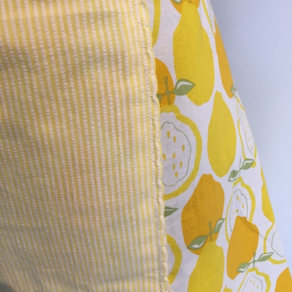 Lemon 🍋 Dress Apron Handmade Anthropologie Style - Picture 4 of 8